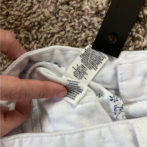 We the Free White Wide Leg Jeans Size 31 - Picture 7 of 8